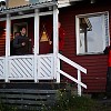 Domki w których spaliśmy pierwszą noc - Kiruna 